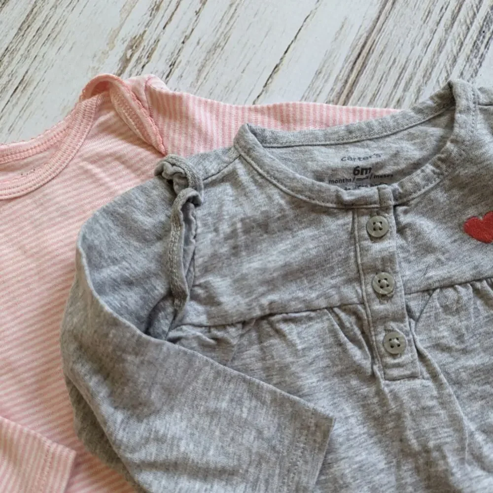 Little Sister 4 piece onsie bundle sz 6 Months